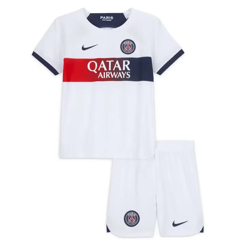 23-24  Kids PSG Away Jersey Kit