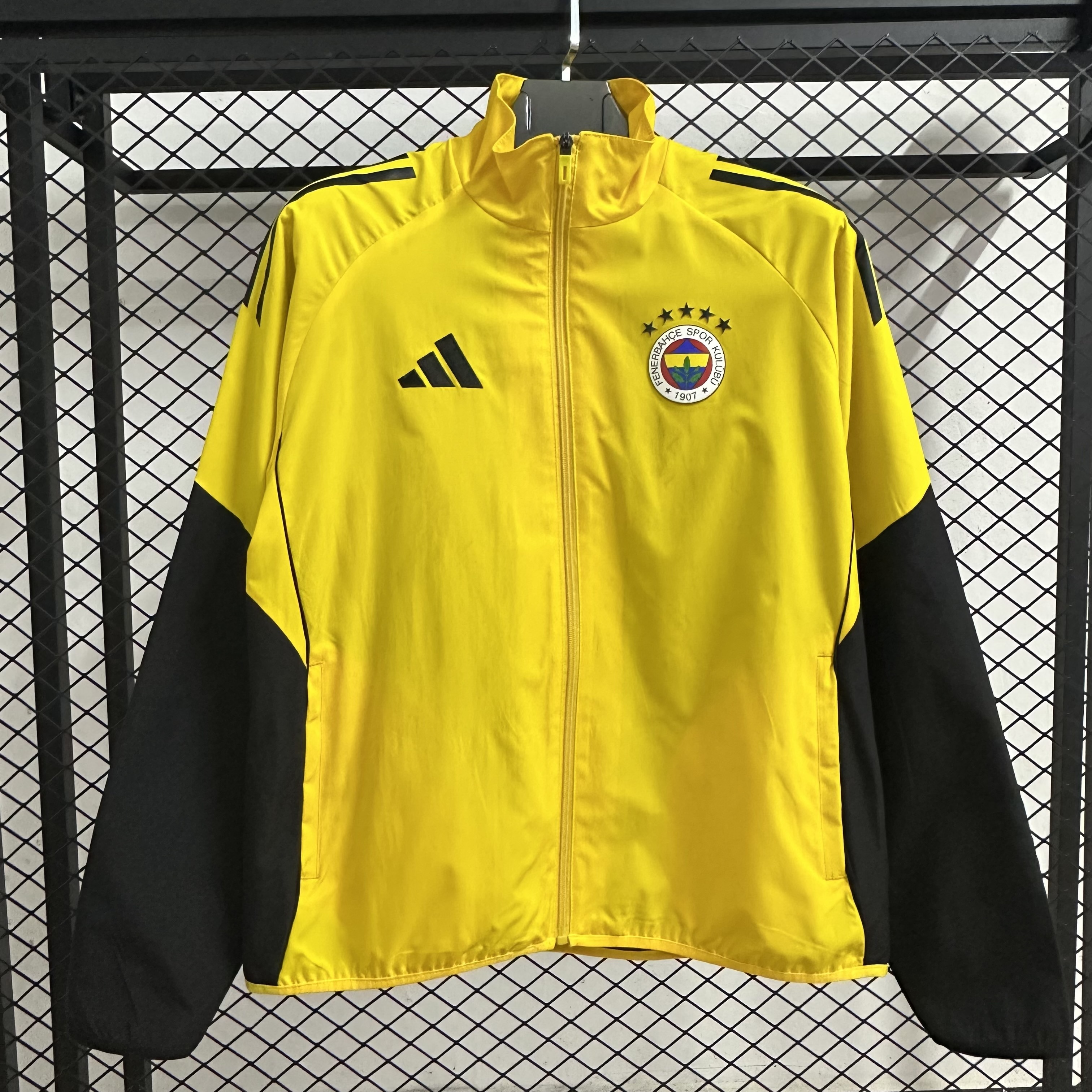 25-26 Fenerbahce yellow waterproof windbreaker