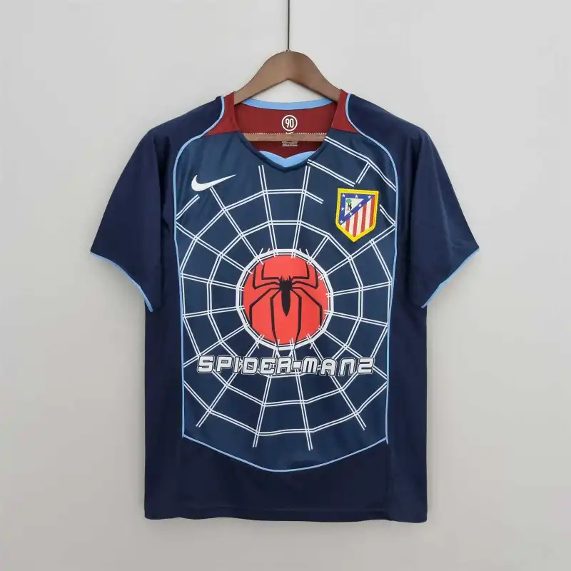 2004-2005 Atletico Madrid Retro Away Soccer Jersey Fan Version