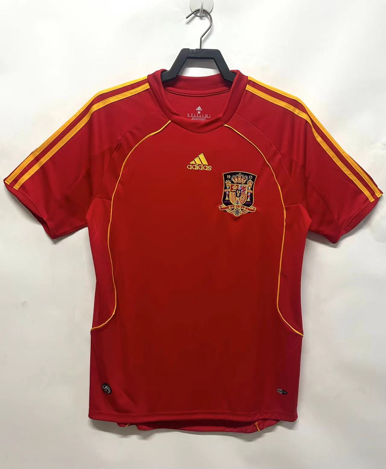 Spain Home Retro Jersey 2007/09