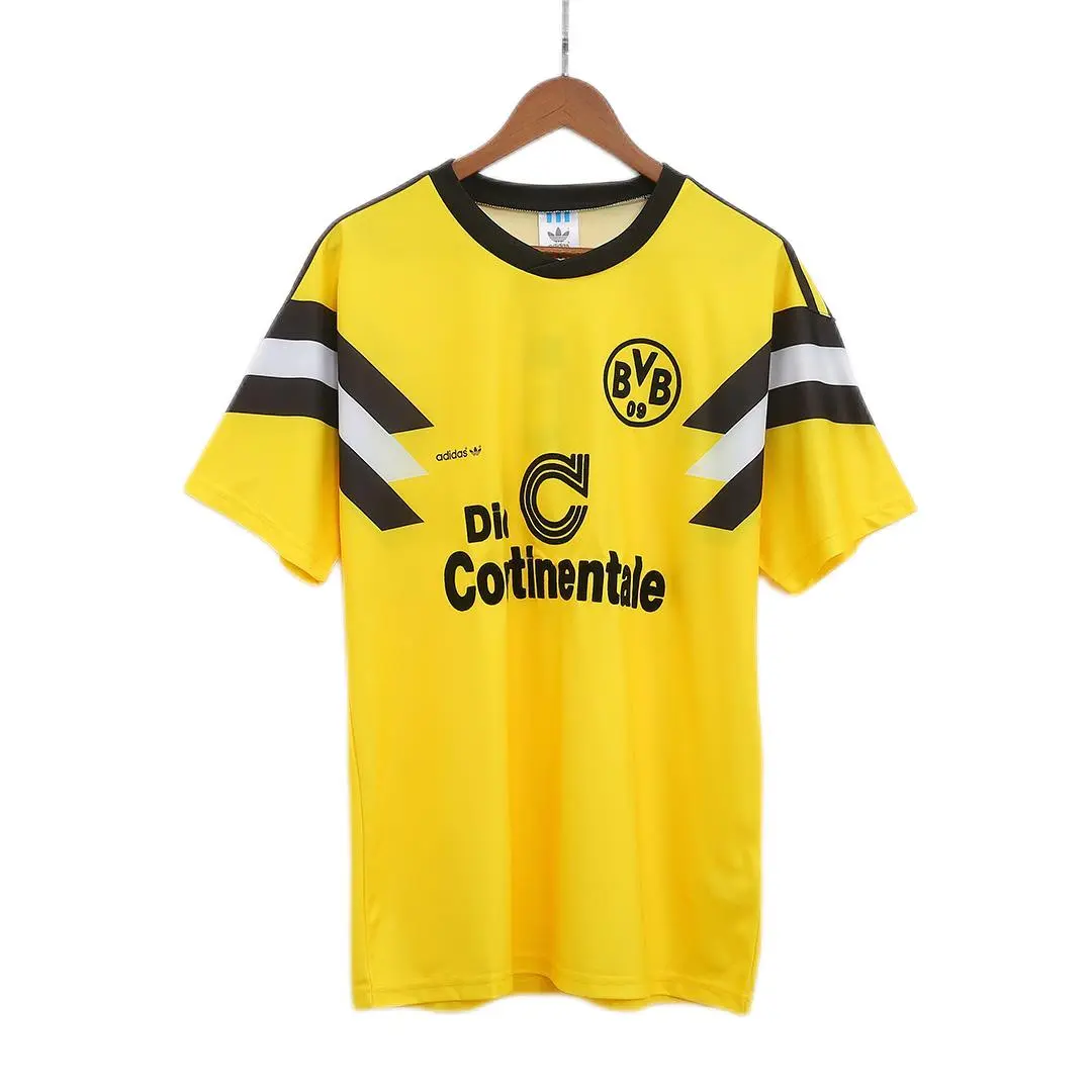 89-90 Borussia Dortmund Retro Jersey Home