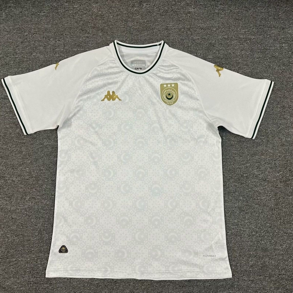 Algeria 2025-26 Home Jersey – Kappa White & Gold Edition