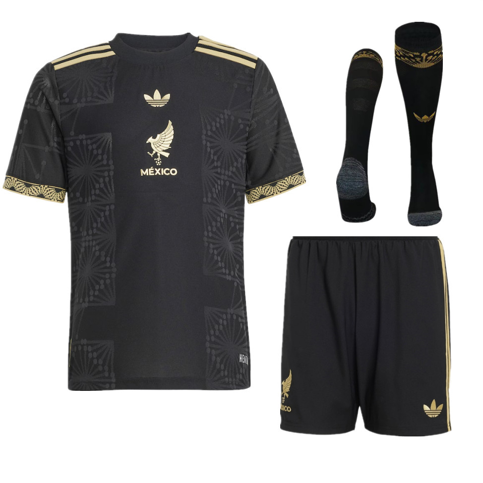 Mexico Gold 25/26  Kids Suit & Socks