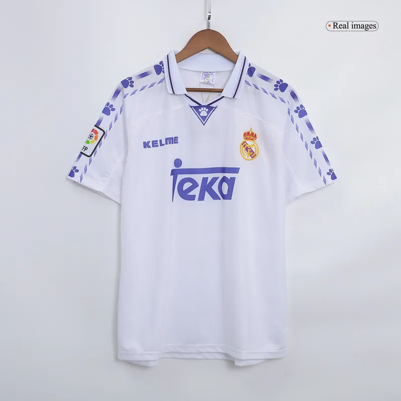 Real Madrid Retro Jersey Home Shirt 1996-97