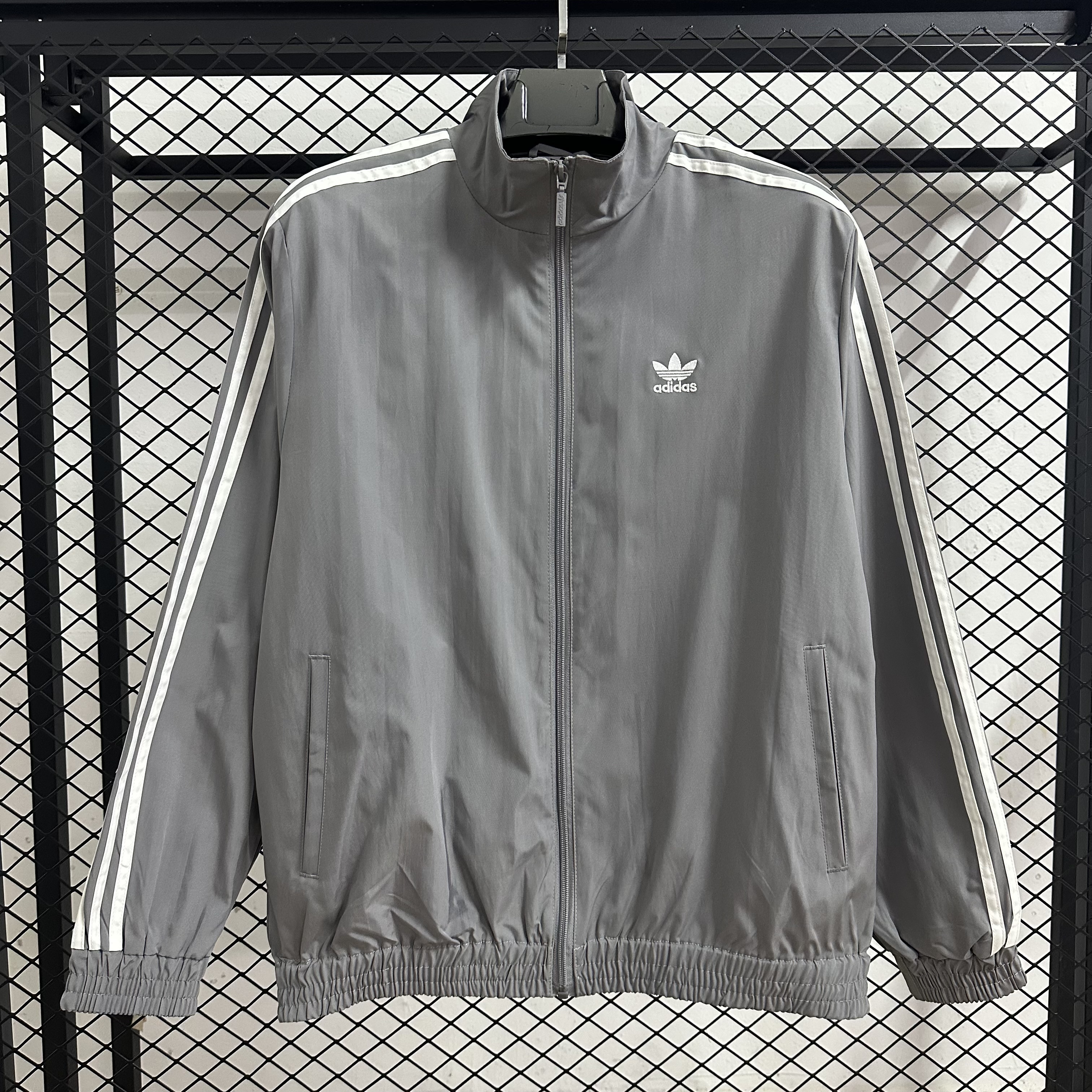 25-26 Grey Adidas Lotus Leisure Waterproof Windbreaker
