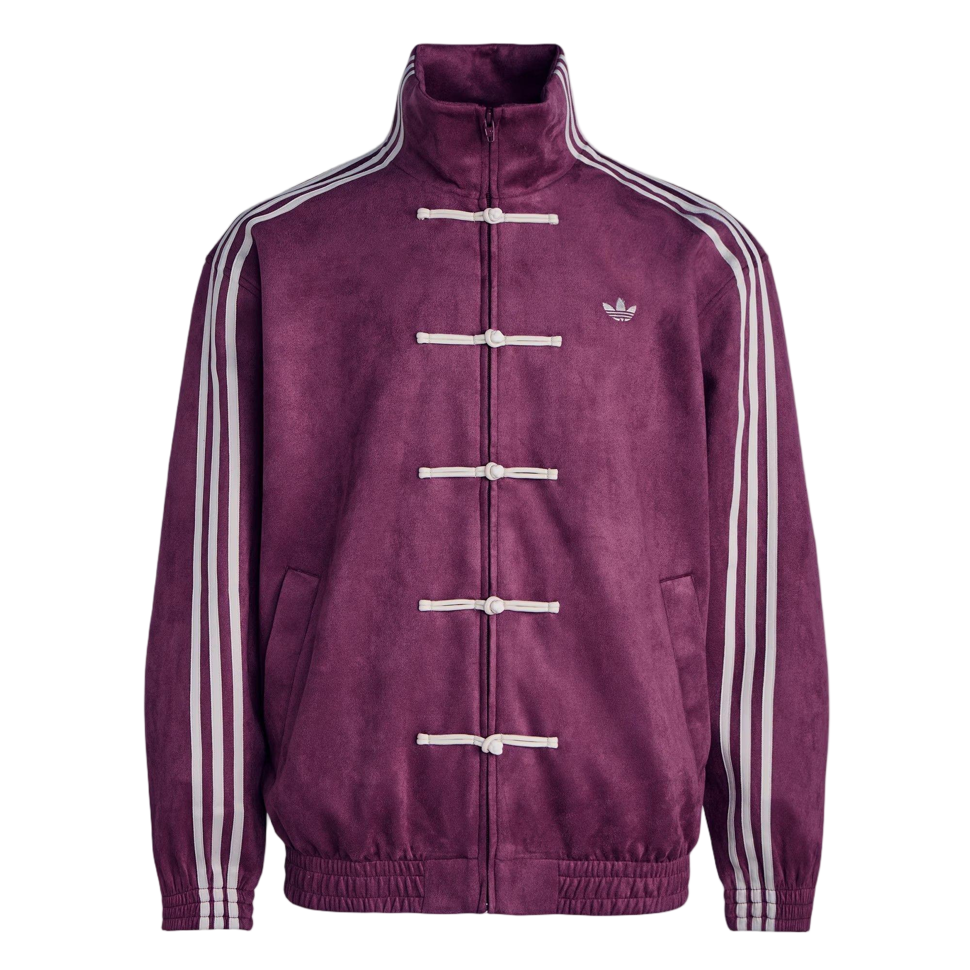 Adidas Three-Leaf Clover Unisex Classic New Chinese Style Suede Jacket