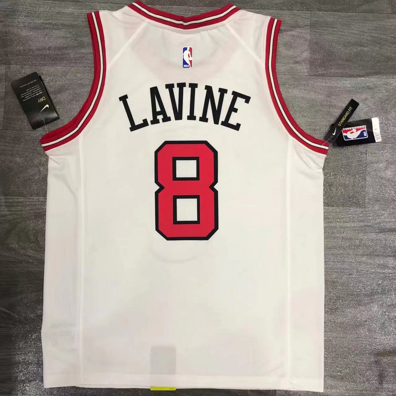 Zach LaVine Chicago Bulls 75th Anniversary Swingman Jersey White