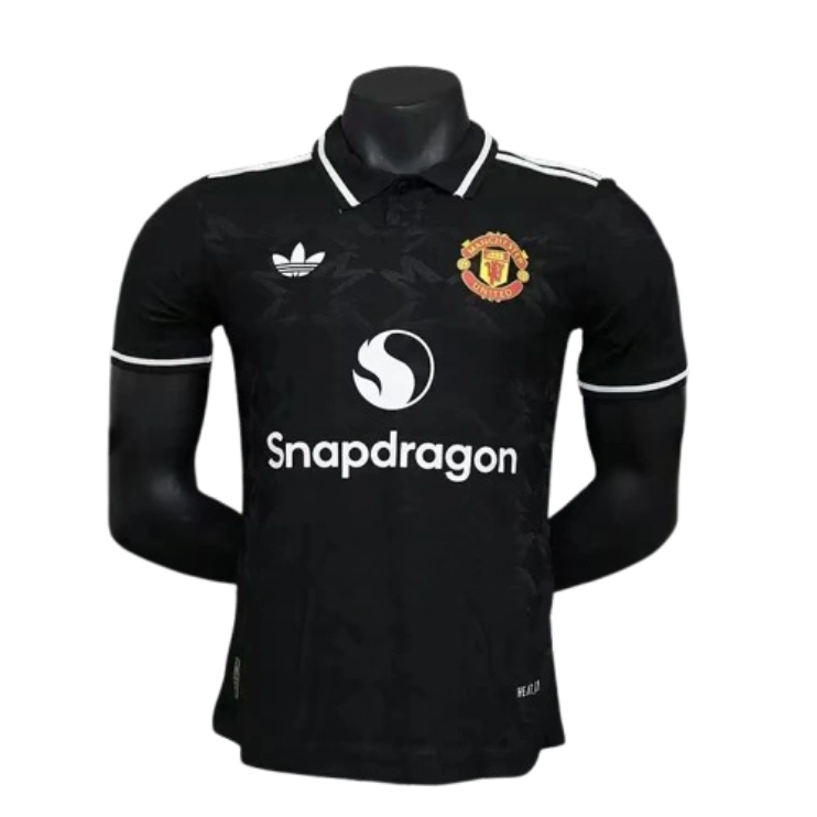24-25 Manchester United Player Version Black POLO Shirt