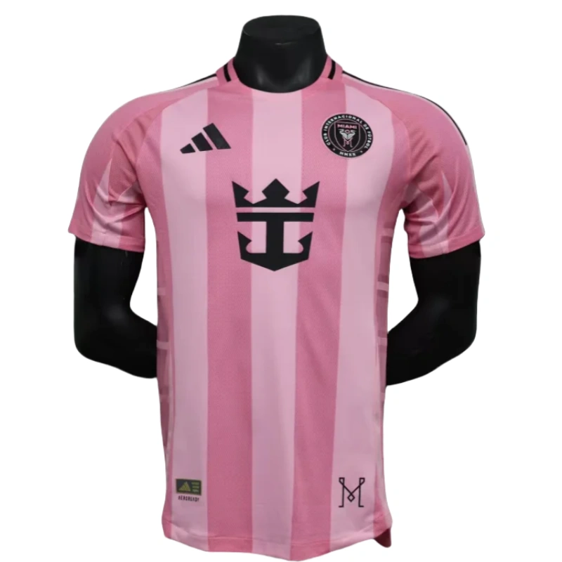Inter Miami CF Home Pink Soccer Jersey Player Version Shirt 2025-26