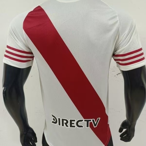 River Plate 2025/26 Home Player Version Jersey White Red Sash | Adidas HEAT.RDY