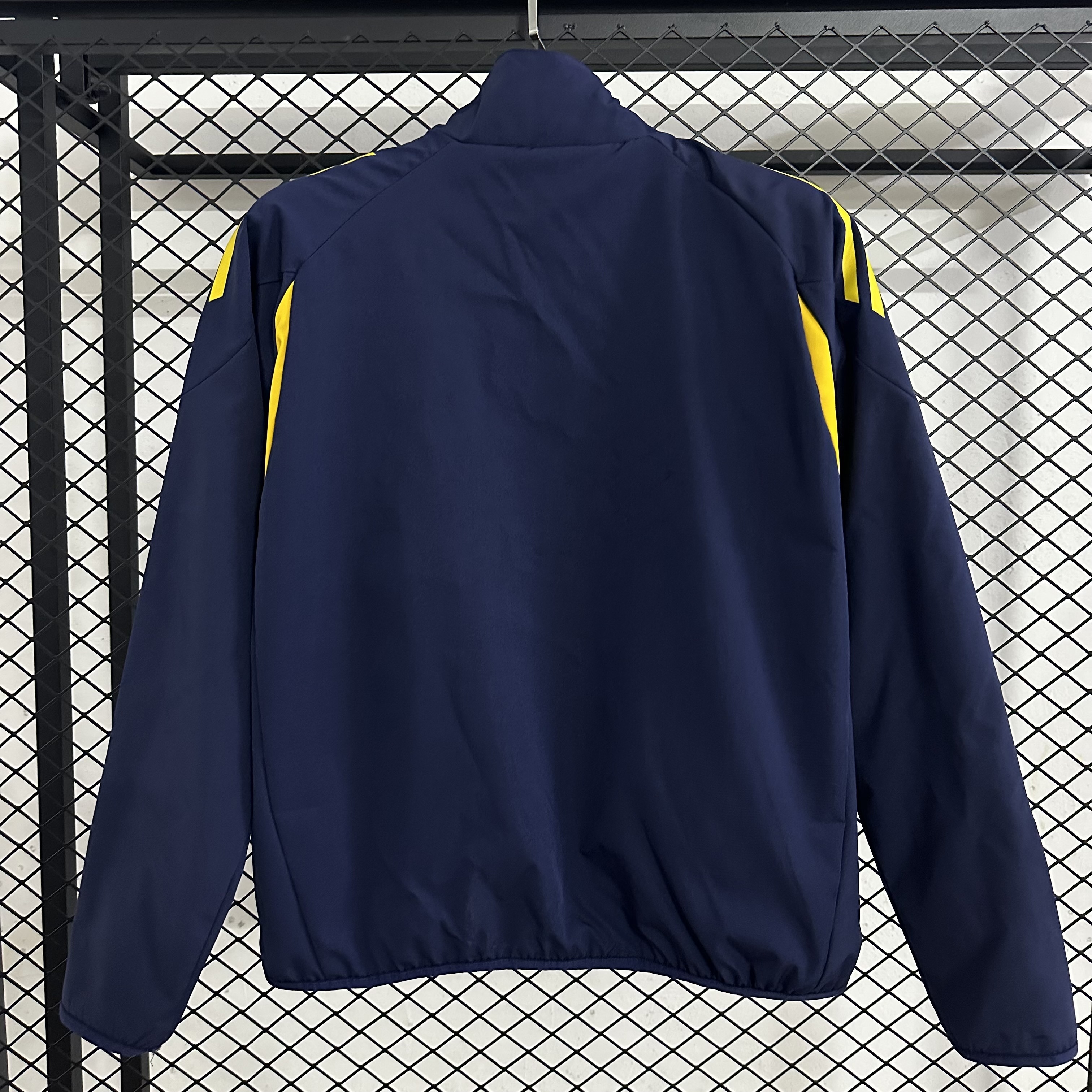 25-26 Boca Juniors navy blue waterproof training windbreaker