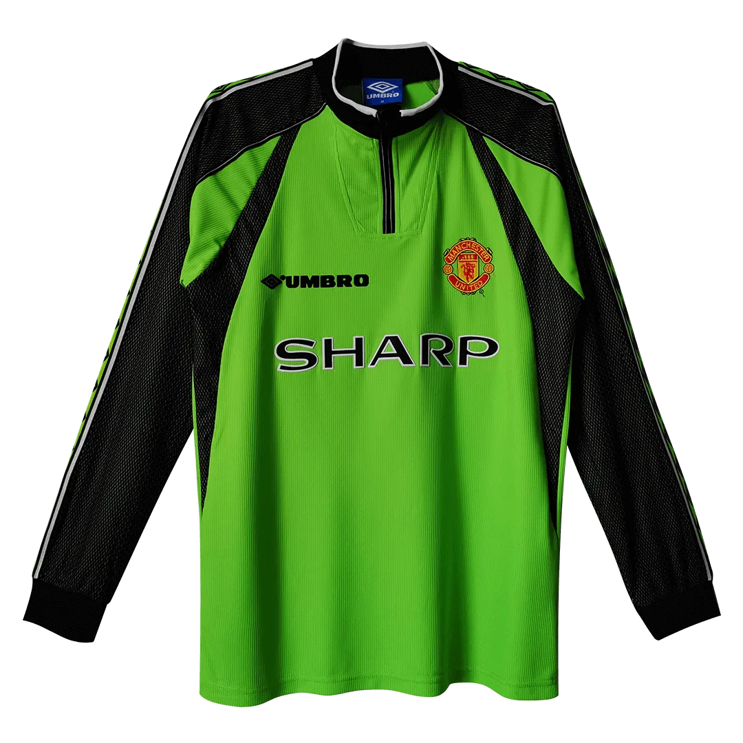 1998/99 Manchester United Retro Goalkeeper Jersey Long Sleeve