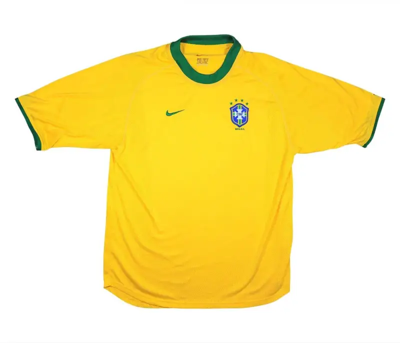 Brazil Retro Jersey Home 2000