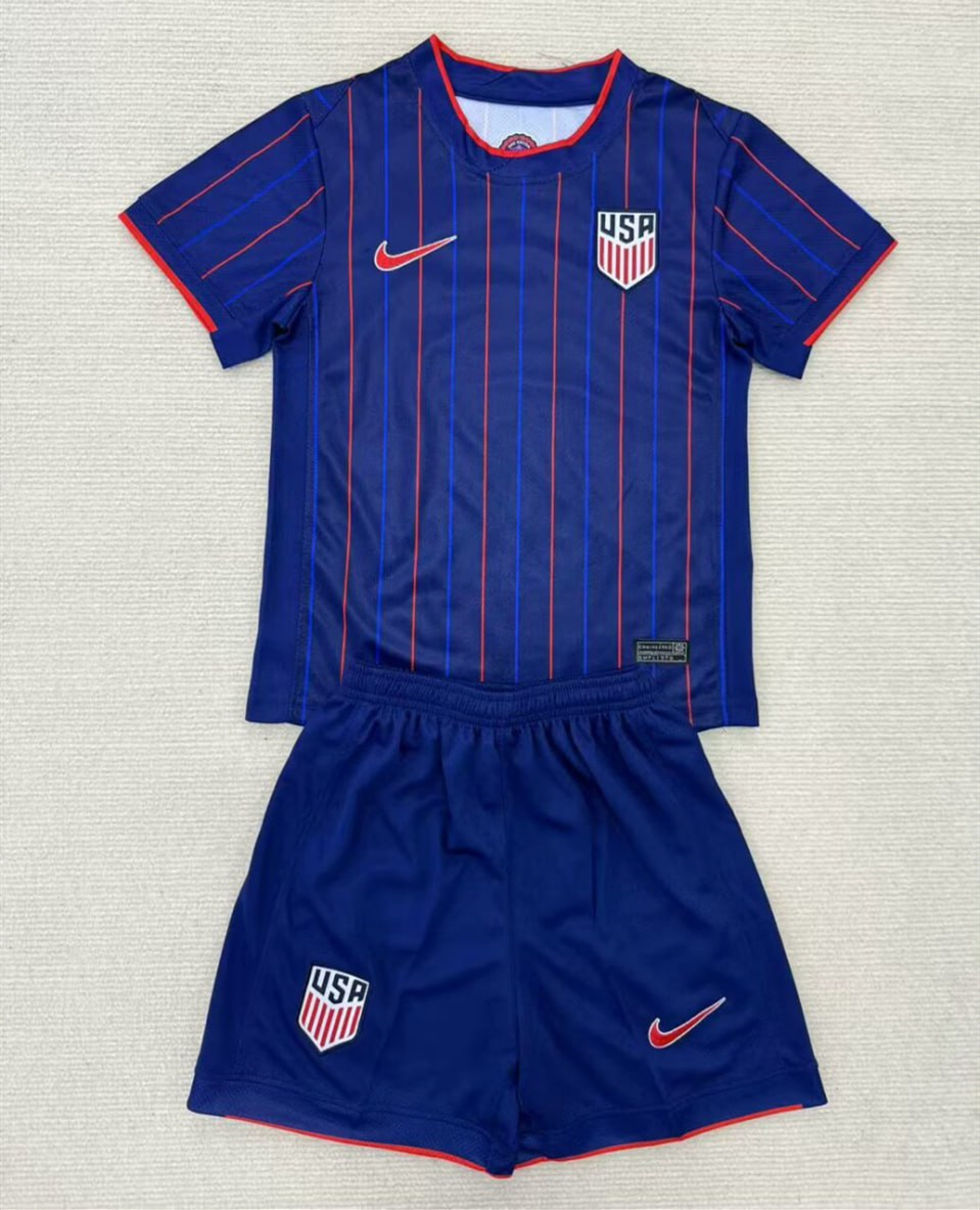 United States USWNT 2025 Away Kids Suit