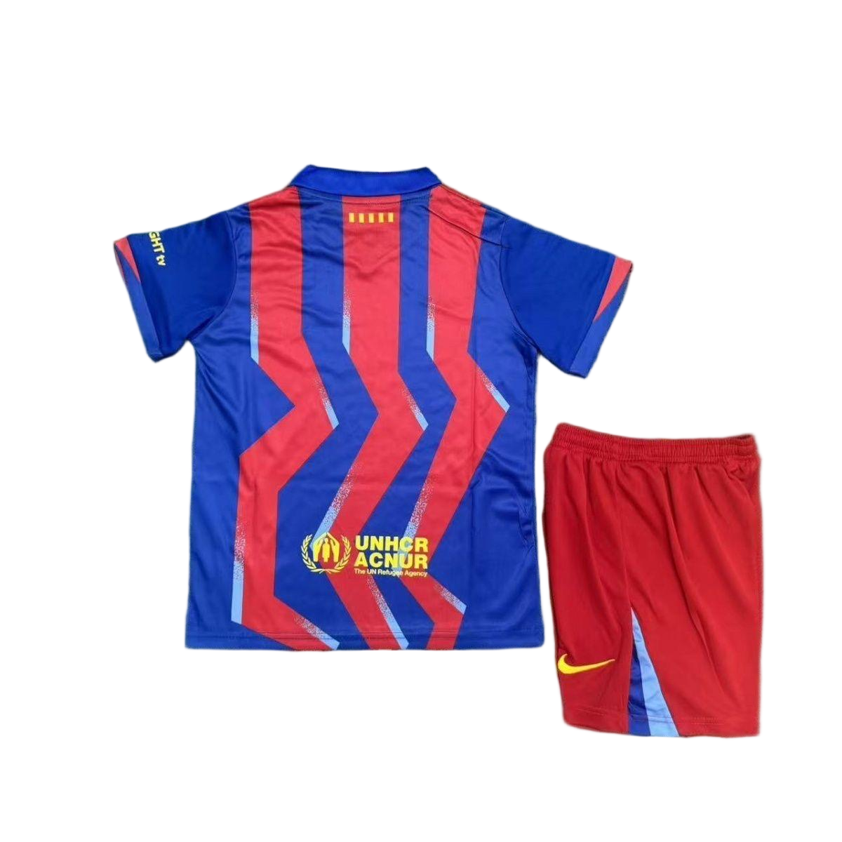 Kids FC Barcelona 2025/26 Home Kit – Jersey & Shorts Set | Barcelona Youth Home Uniform