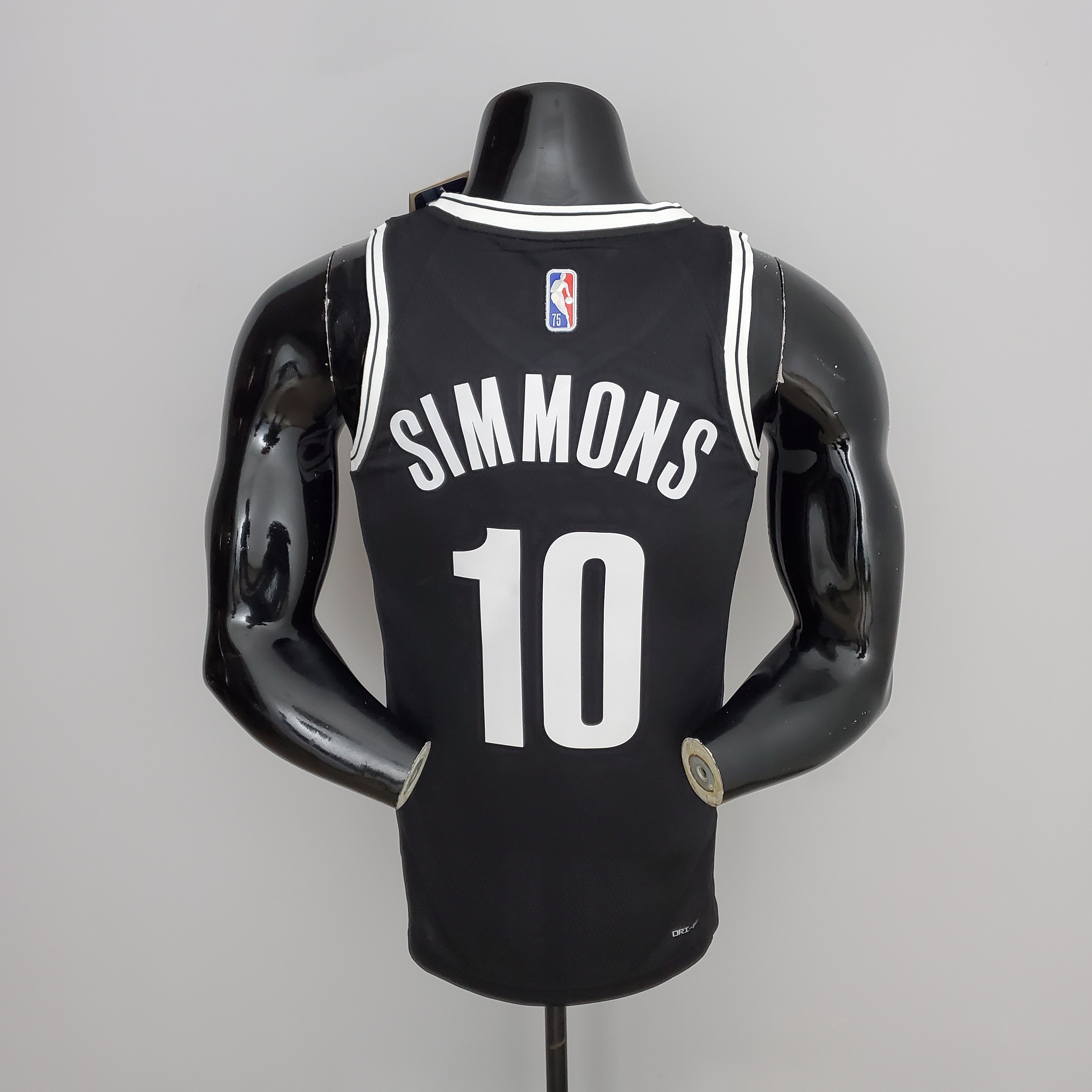 Ben Simmons Brooklyn Nets 75th Anniversary Swingman Jersey Black
