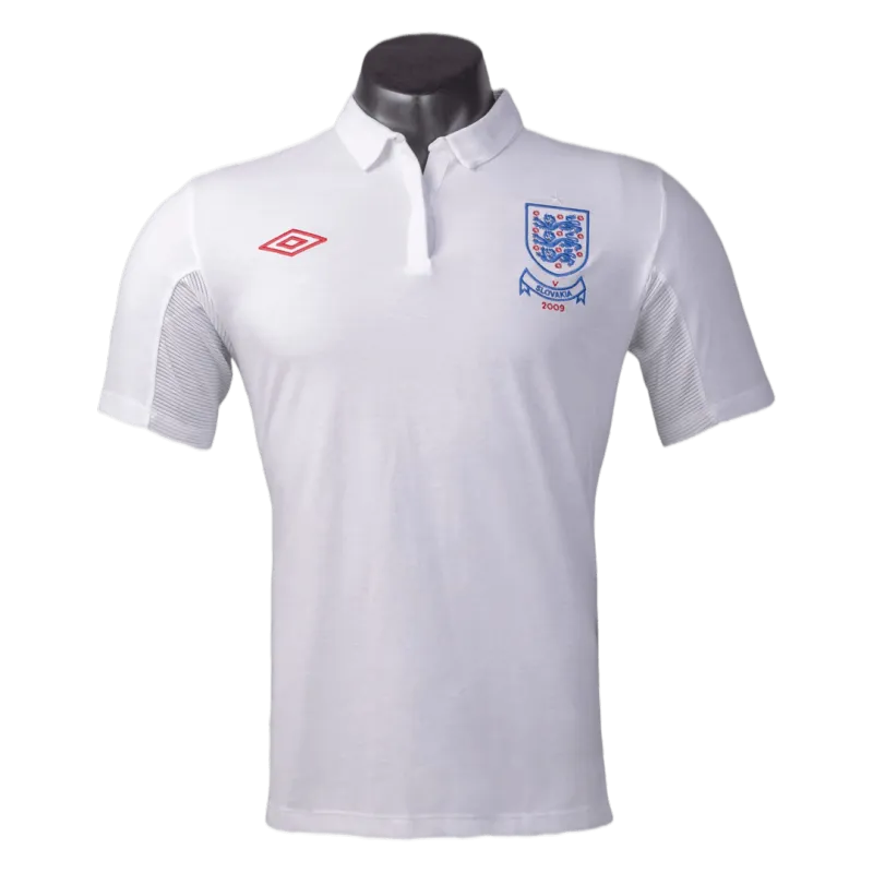 2010 England Retro Home Soccer Jersey Replica