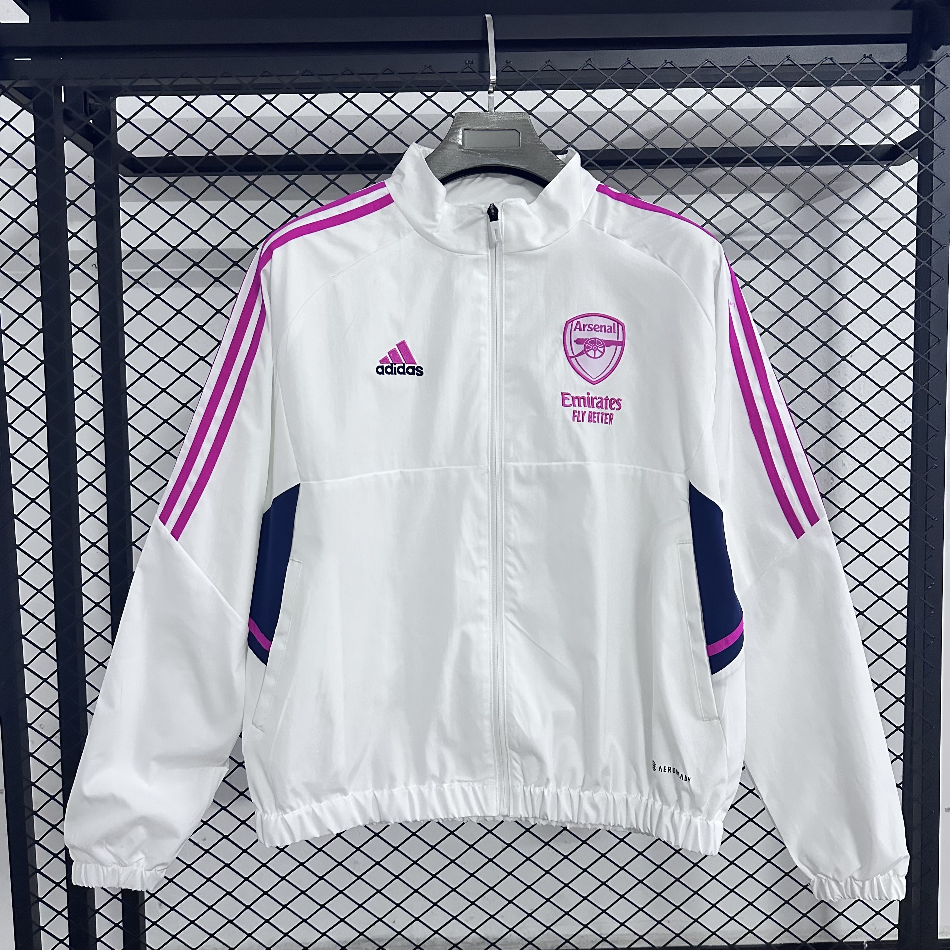 25-26 Arsenal casual sports zipper retro sports stand up collar waterproof long sleeved jacket