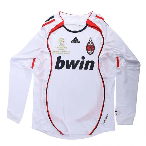 06-07 AC Milan UCL Final Retro Jersey Away Long Sleeve