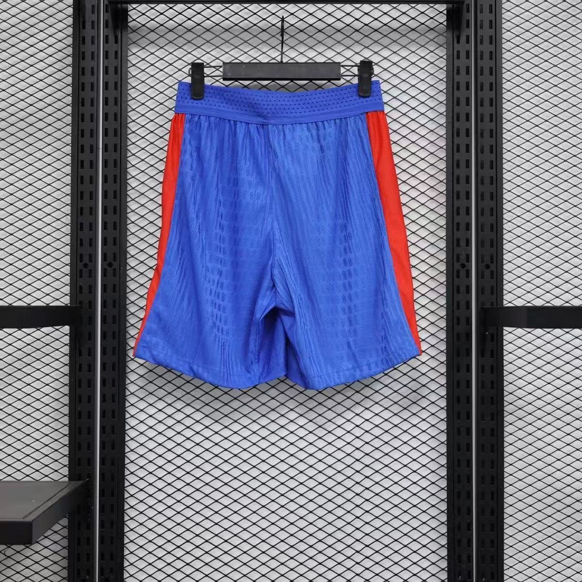 Atletico Madrid 24/25 Away Player Version Shorts | Blue Red Panel Nike Dri-FIT ADV