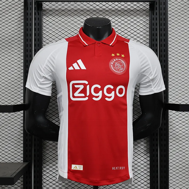 24-25 Ajax Home Soccer Jersey Player Version
