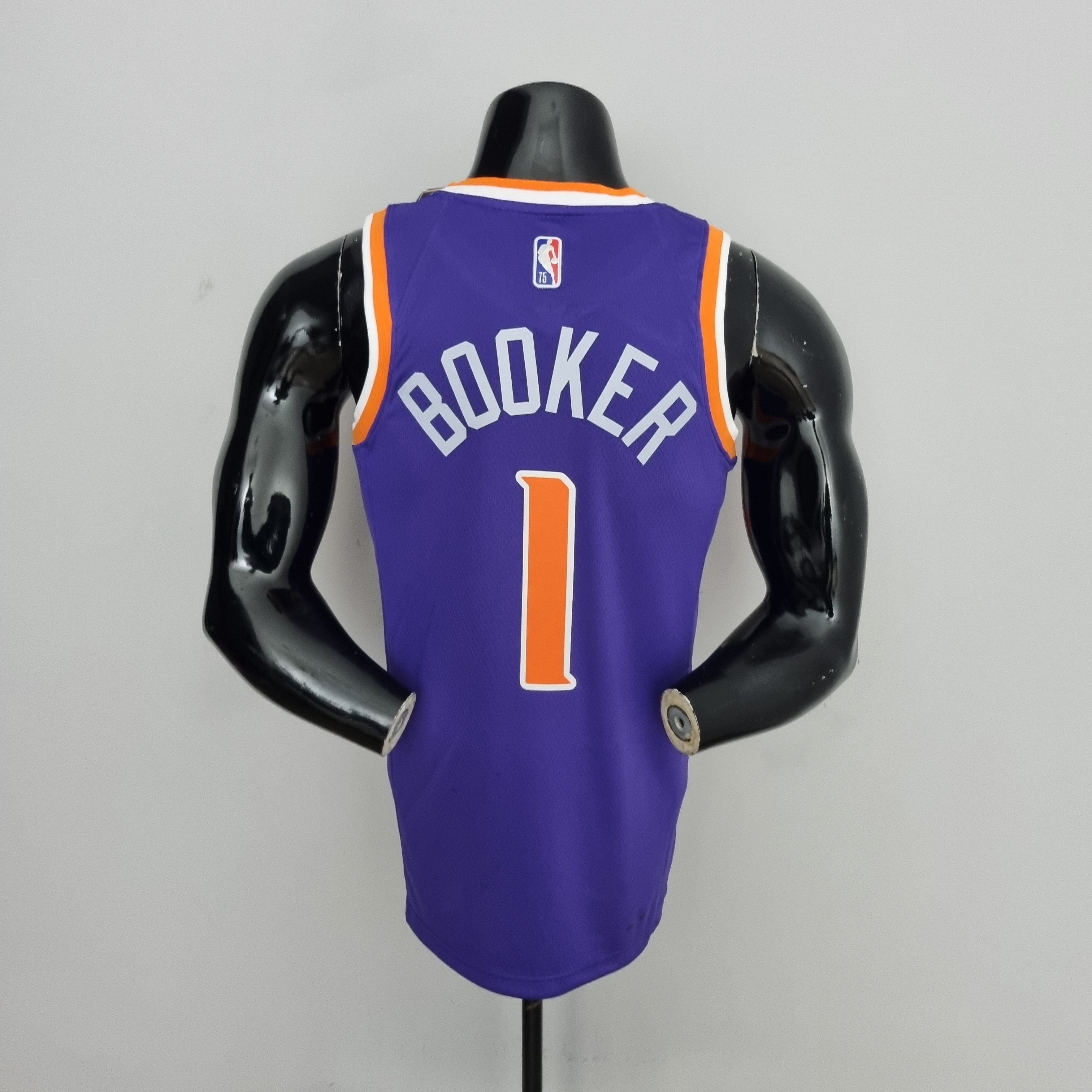 Devin Booker Phoenix Suns 75th Anniversary Swingman Jersey Purple