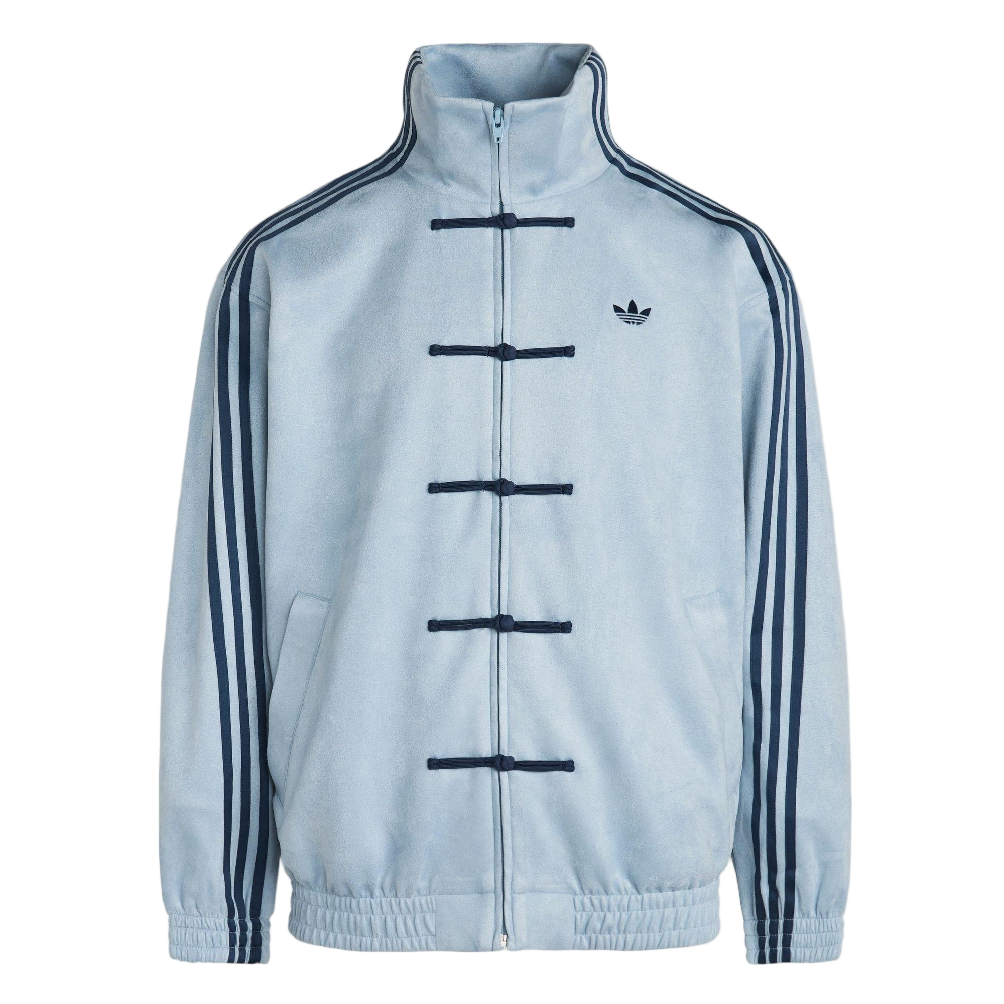Adidas Three-Leaf Clover Unisex Classic New Chinese Style Suede Jacket