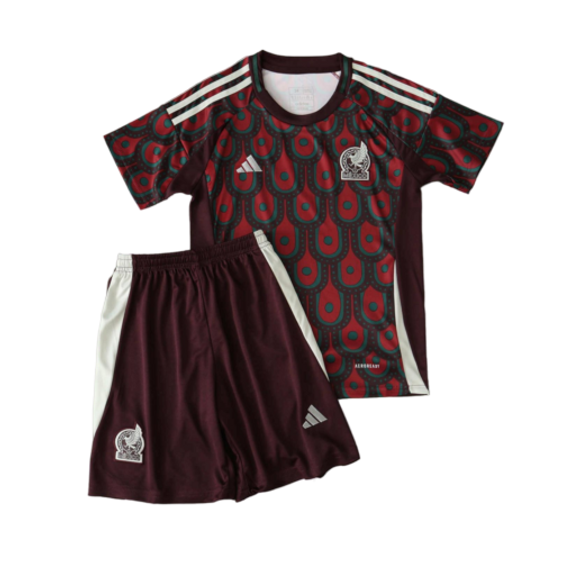 Kids Adidas Mexico Copa América Home Soccer Kits 2024
