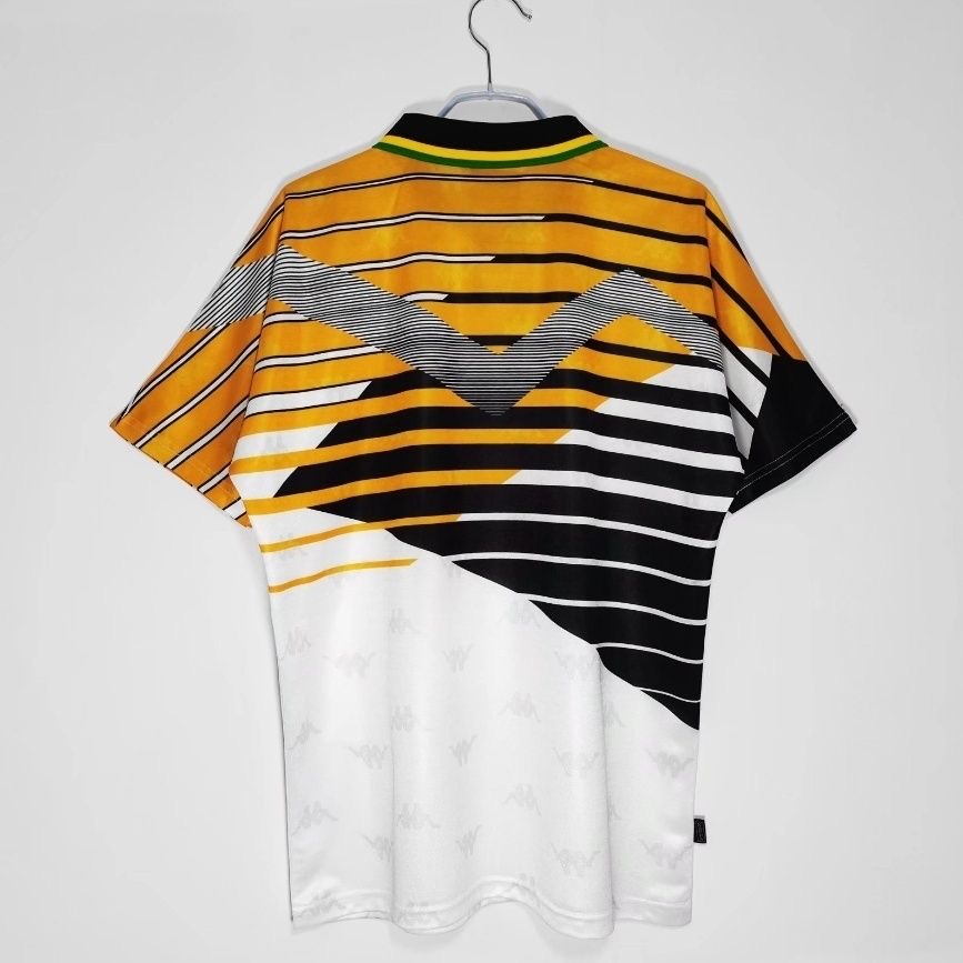 South Africa 1994 Retro Style Home Jersey — Yellow/Black/White Vintage Kappa Shirt