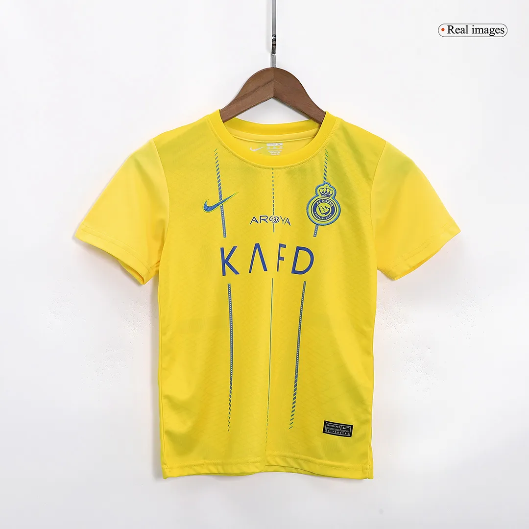 2023/24 Kids Al Nassr Home Kit Jersey+Shorts