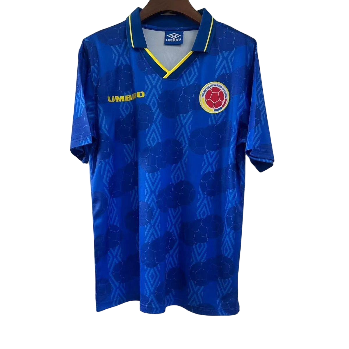 Colombia 1994 Away Jersey – Umbro Retro Blue World Cup Classic Kit