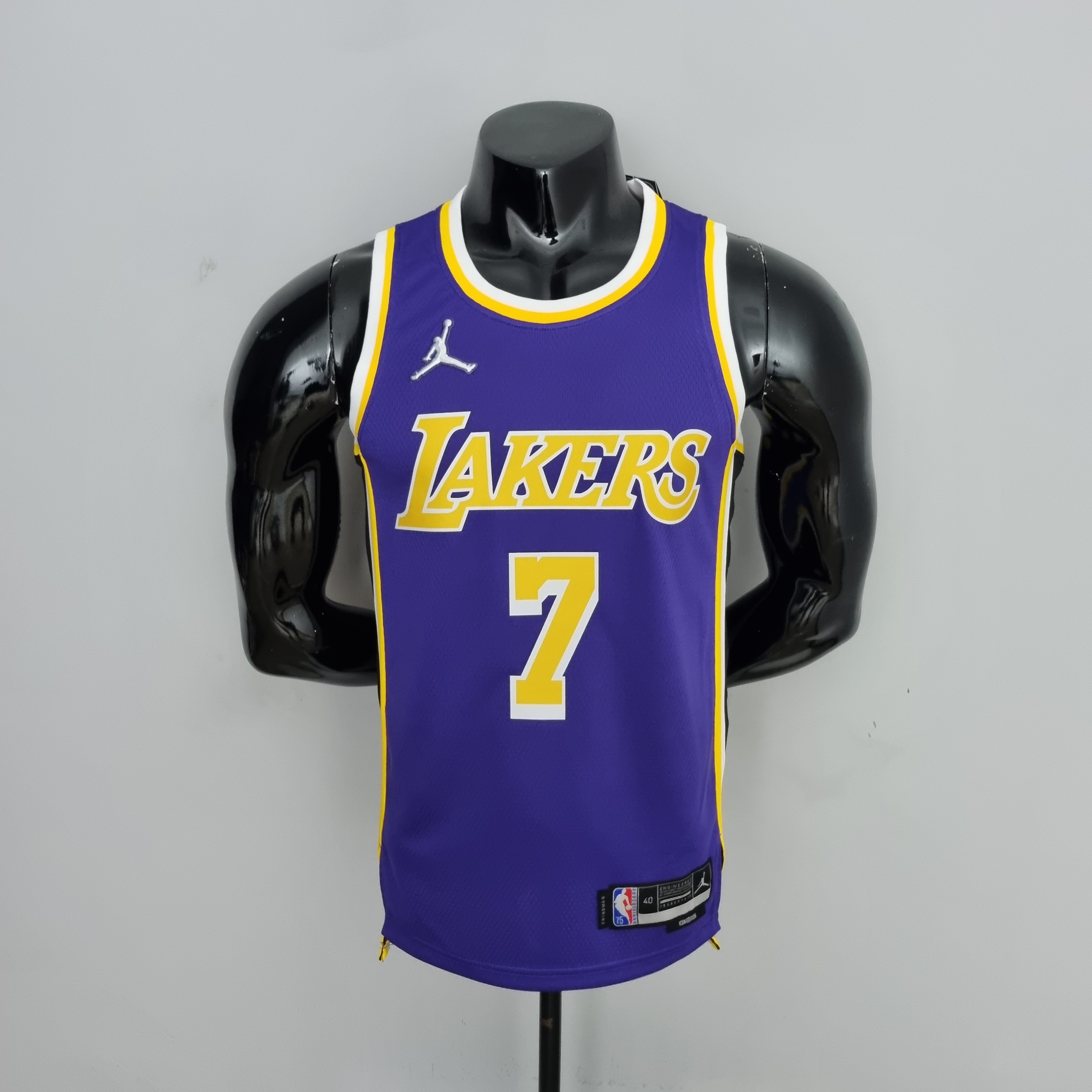 Carmelo Anthony Los Angeles Lakers 75th Anniversary Swingman Jersey Purple