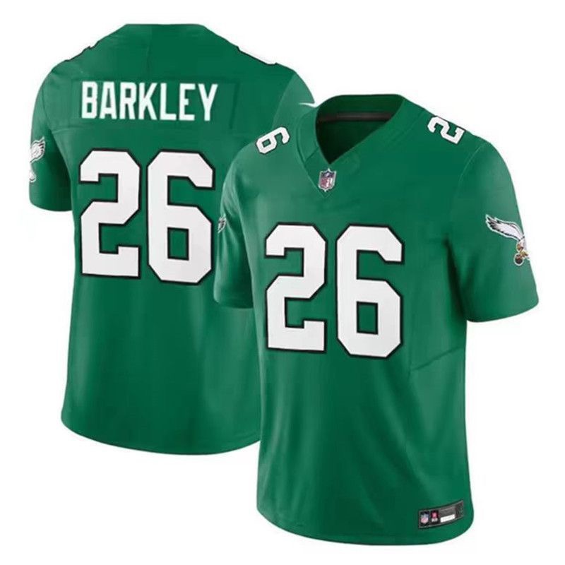 NFL Philadelphia Eagles 26# Barkley men's rugby jersey