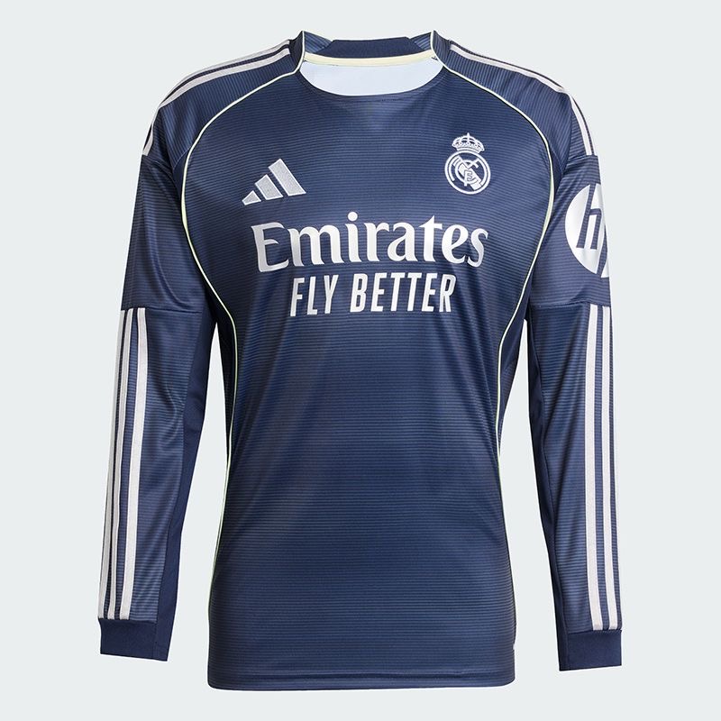 Real Madrid Away Man Long Sleeve Jersey 25/26