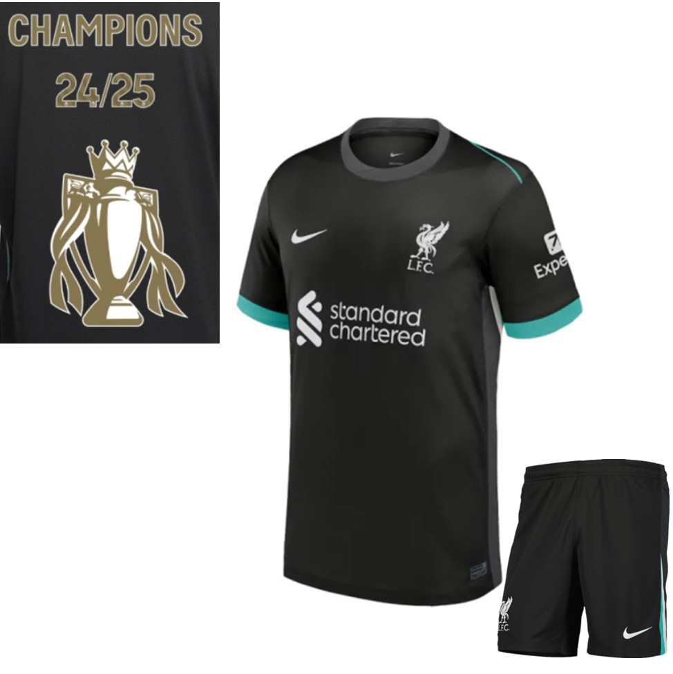 Liverpool Away Kids Suit 24/25 - CHAMPIONS 24/25